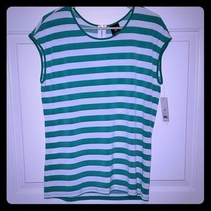 George Women's Zipper Back Stretch Jersey Shirt